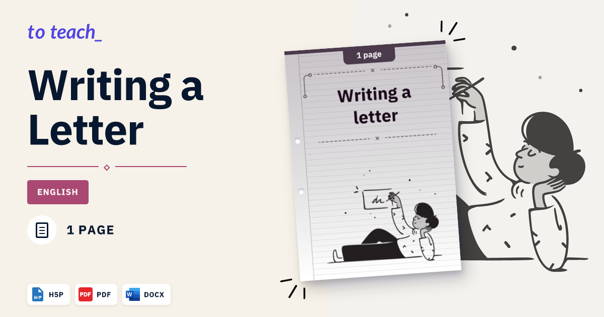 Writing a letter