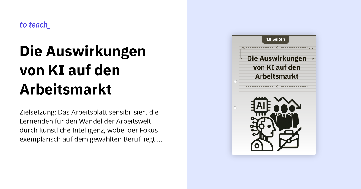 Die Auswirkungen von KI auf den Arbeitsmarkt